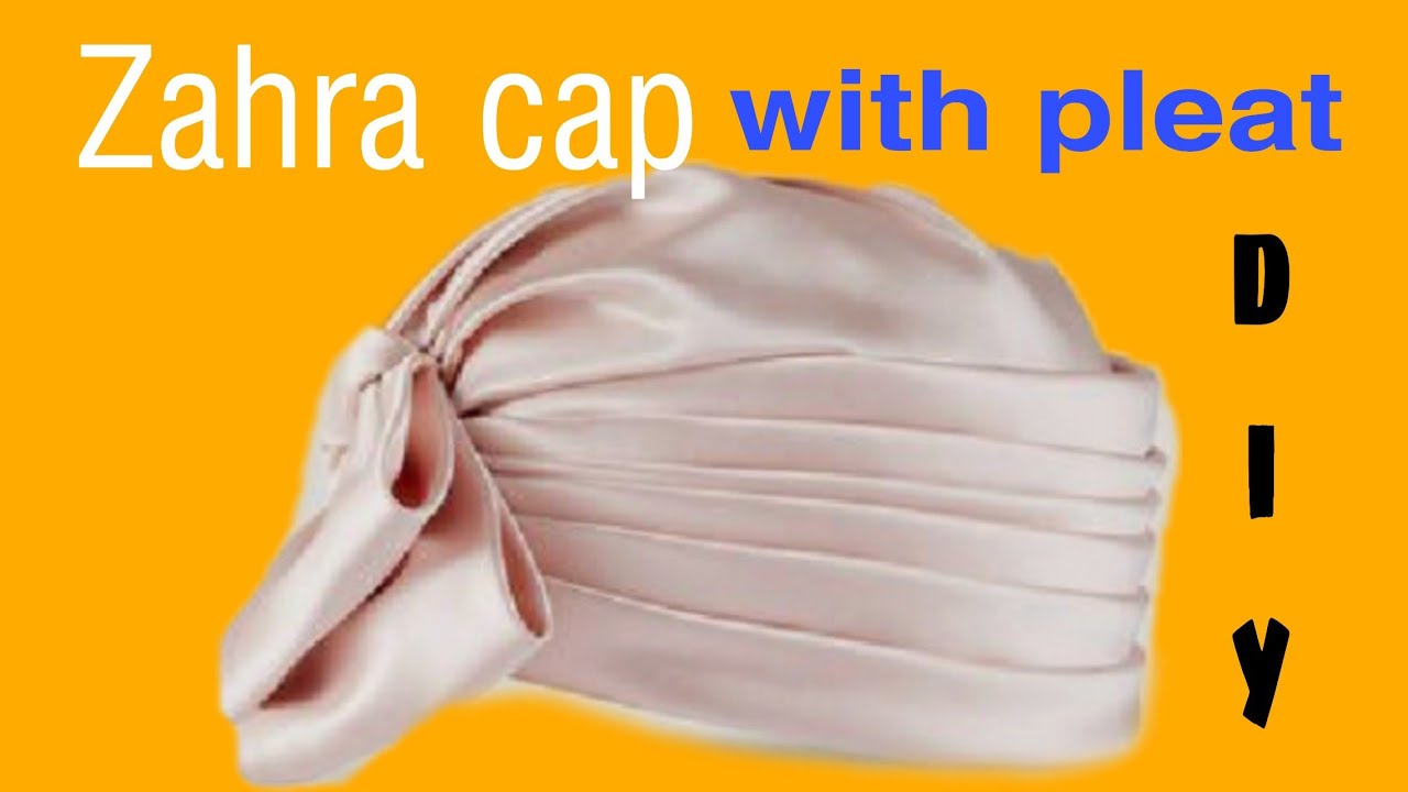 Zahra cap with pleat
