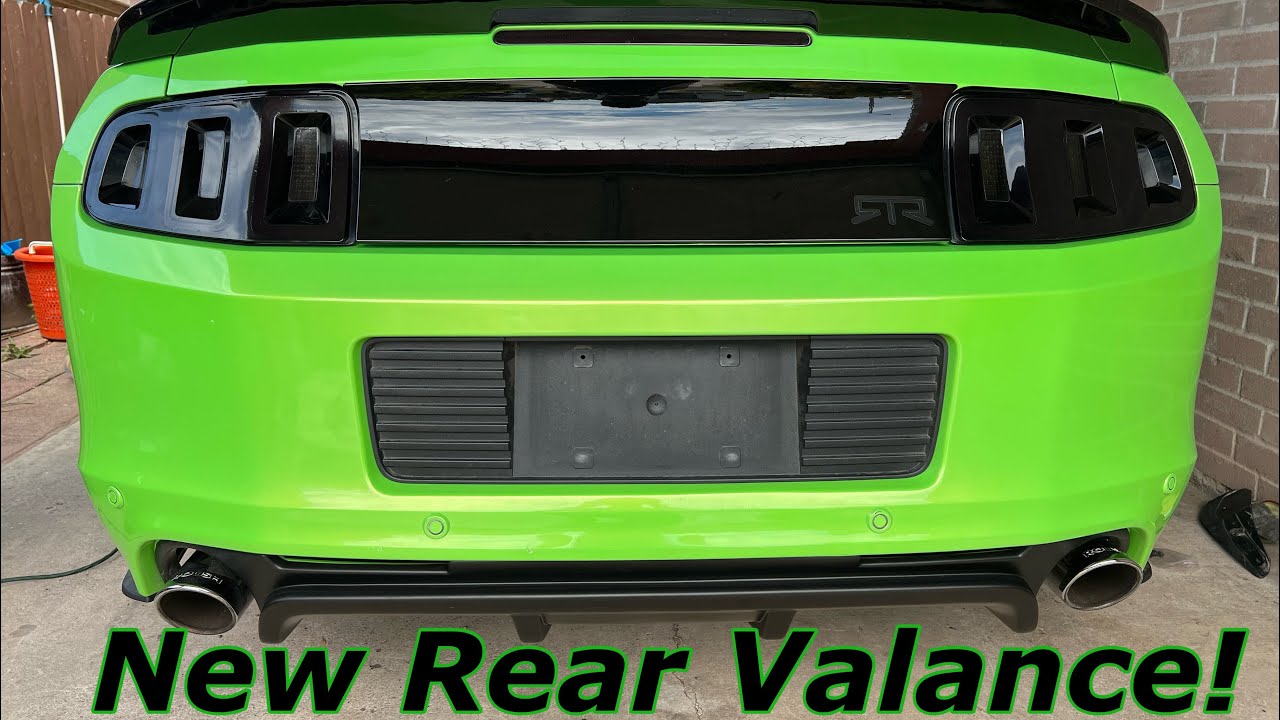 California Special Valance install on my Mustang!