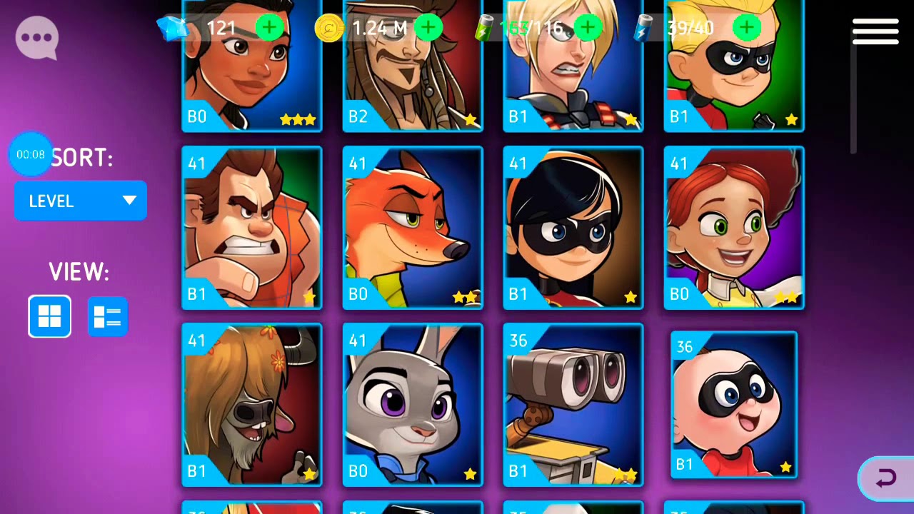 Open Diamond crate / Disney heroes battle mode