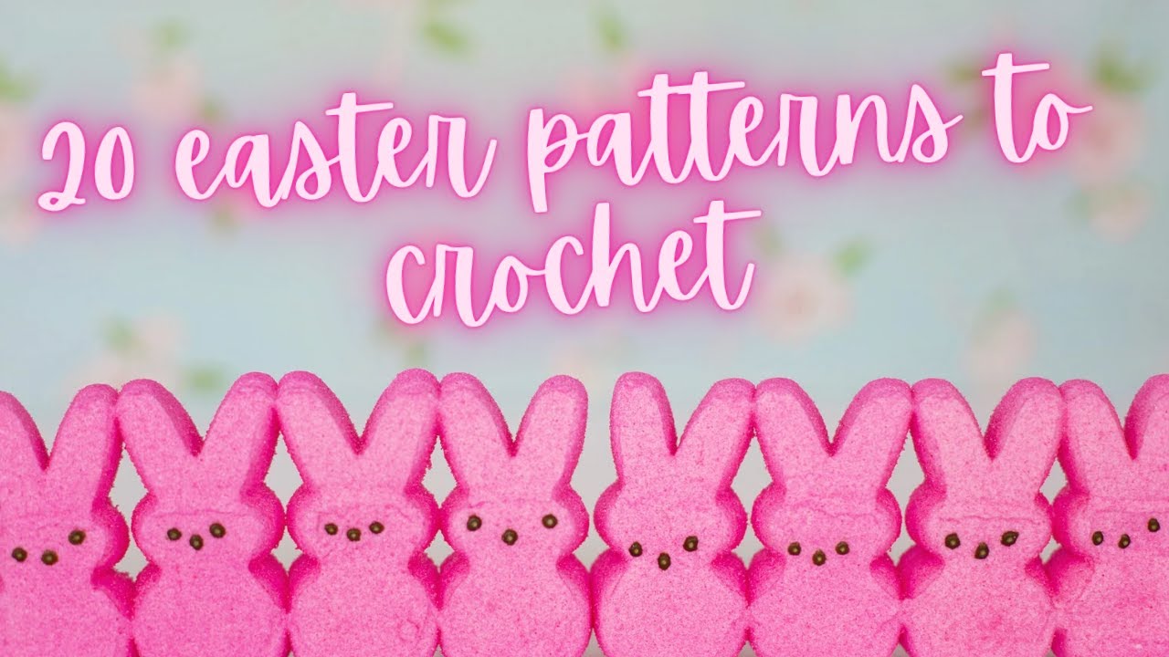 Easter crochet pattern round up