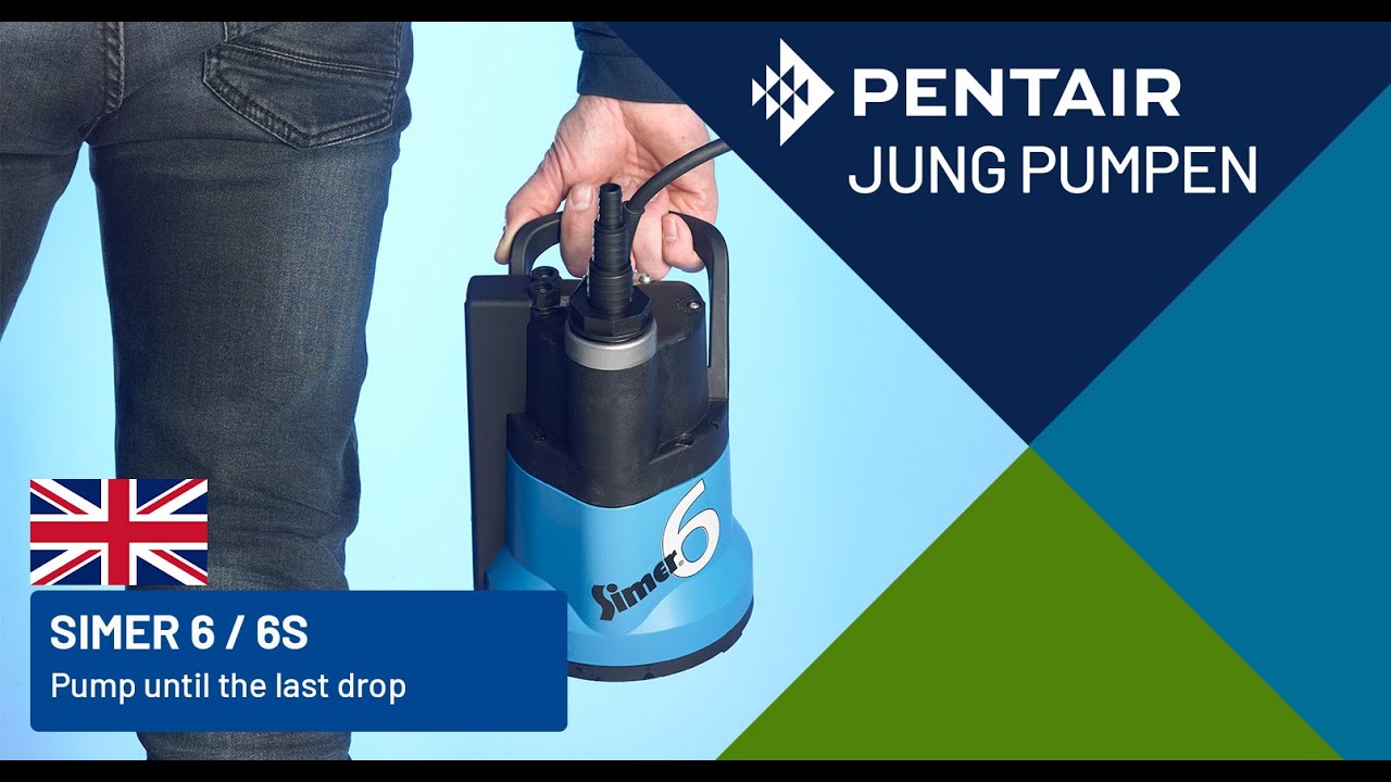 SIMER 6 / 6S &ndash; The new flat suction pump from Pentair Jung Pumpen | Powerful and versatile!