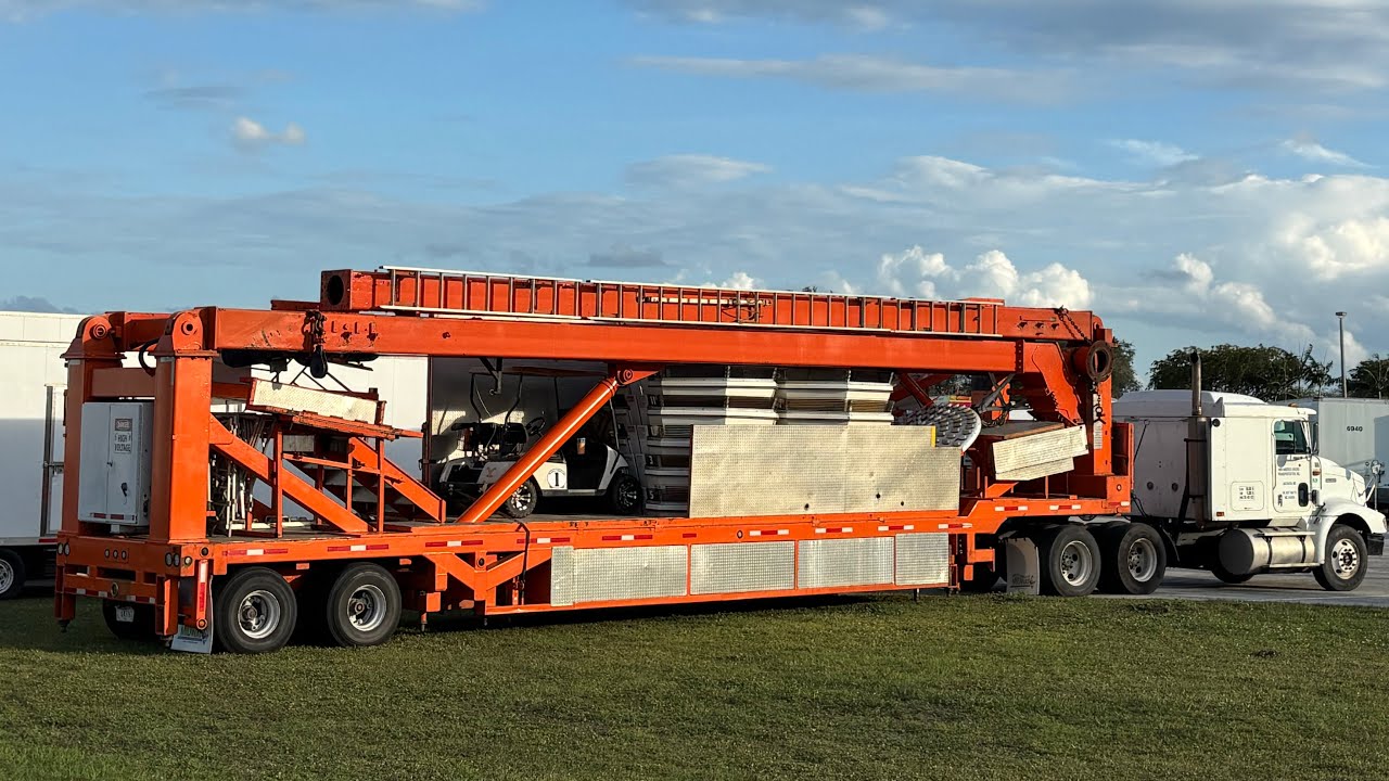 Racked Rides and Rides rolling down the street at the Miami-Dade County Fair 2026 setup. #fair 