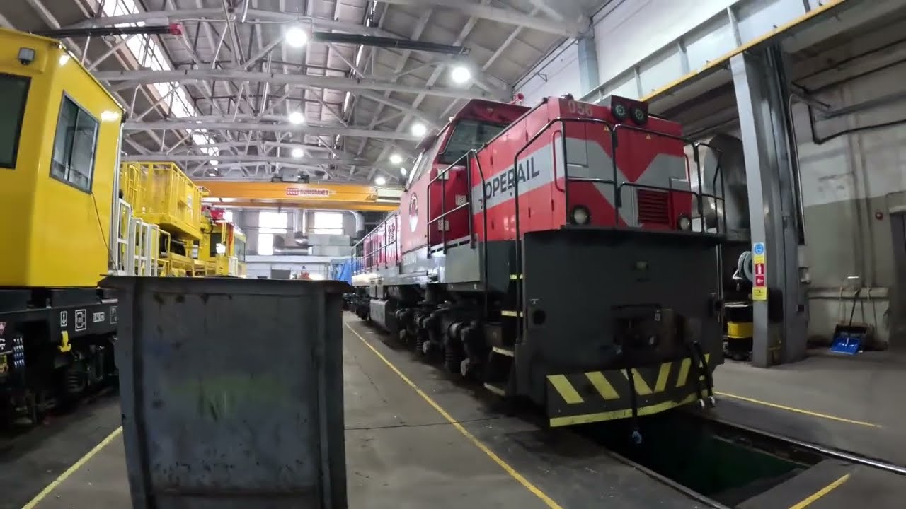 TEM TMH 056 Operail депо Тапа #эстония  #trainspotting #railway #history #railfan  #тепловоз #поезд 