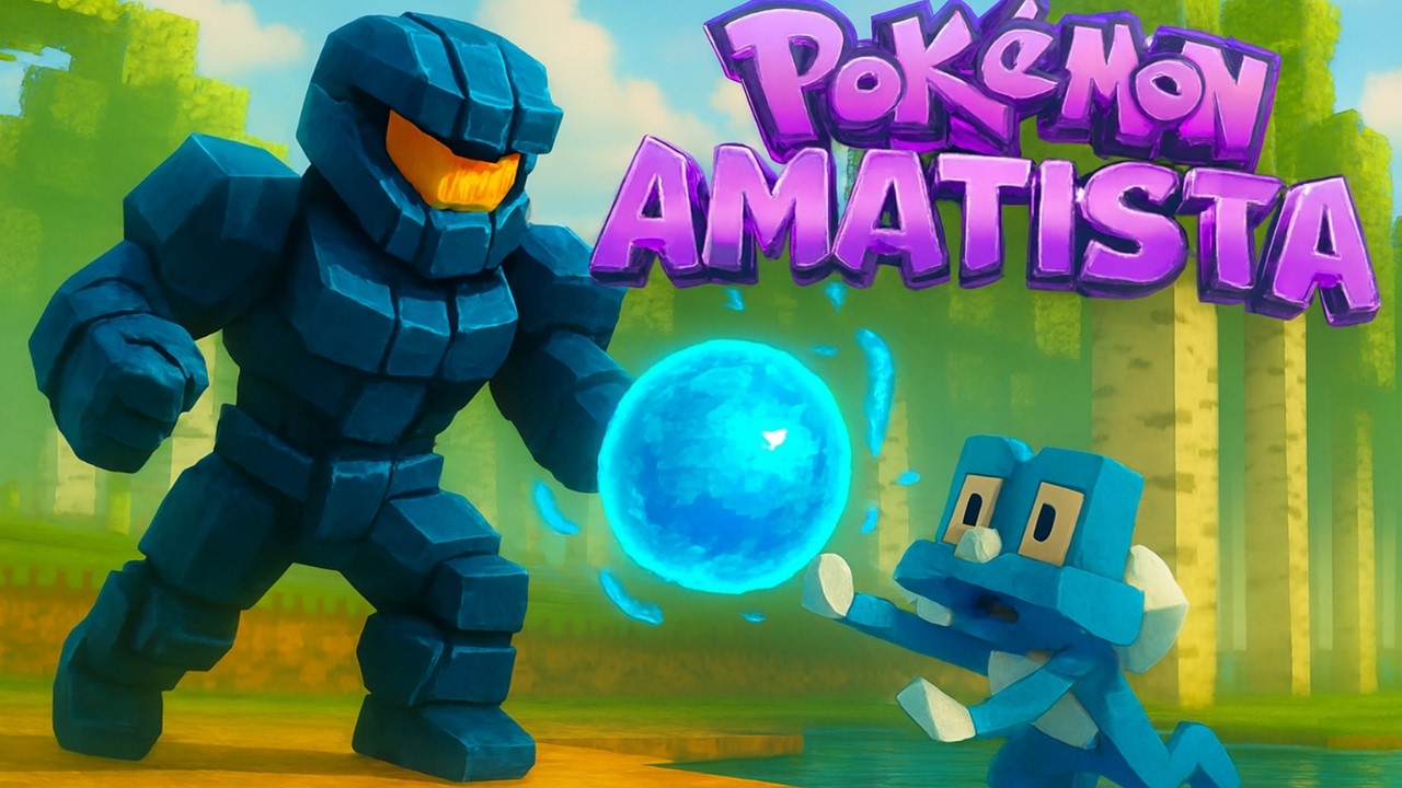 🥵HOY VAMOS AL NETHER Y GANAMOS LA QUINTA MEDALLA DE GIMNACIO🥵POKEMON AMATISTA💜 #shorts #minecraft