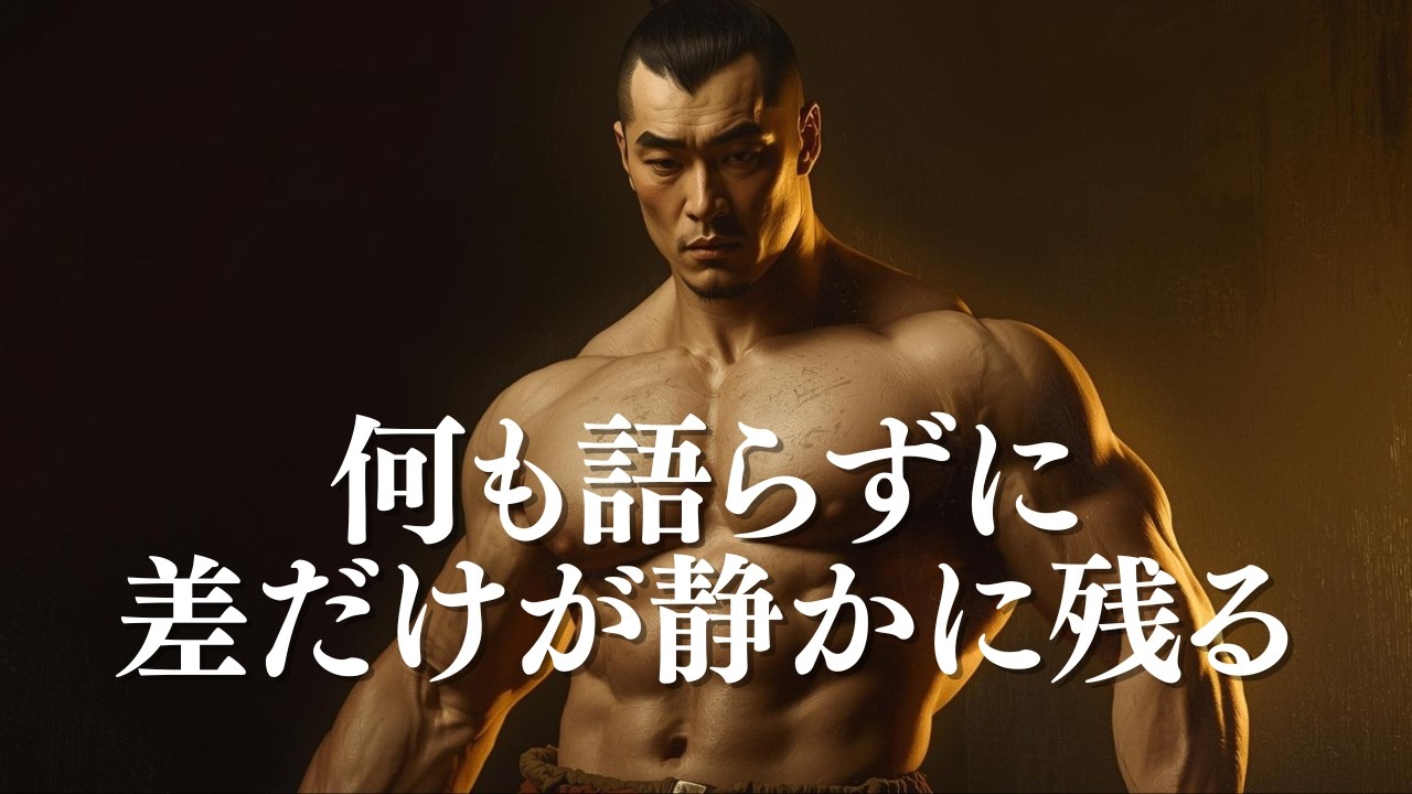 語らなくても伝わる強さは、朝の筋トレから始まっていた【筋トレモチベーション】
