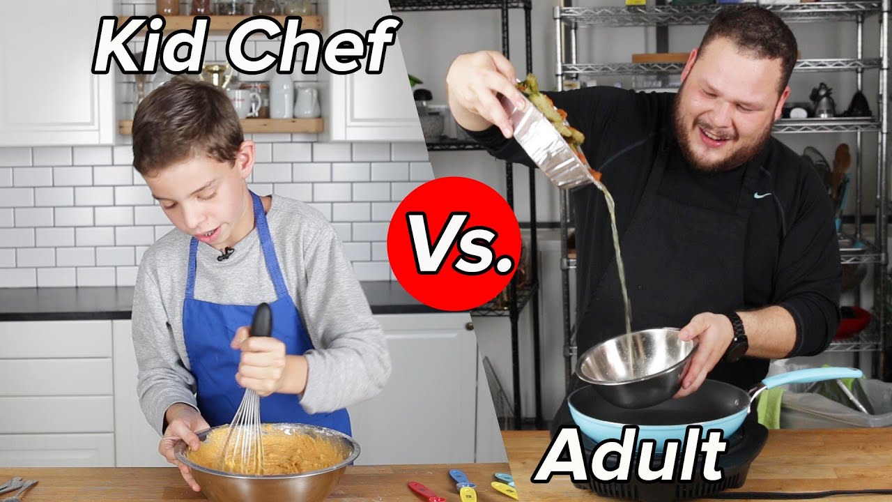 Kid Chef Vs. Adult: Thanksgiving Leftovers Challenge