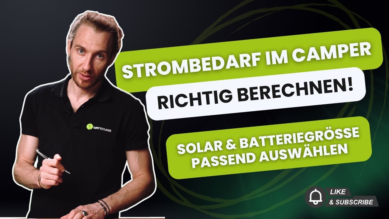 Wir berechnen Deinen echten Stromverbrauch im Camper!🔋Solar- und Batteriegröße passend bestimmen! ☀️