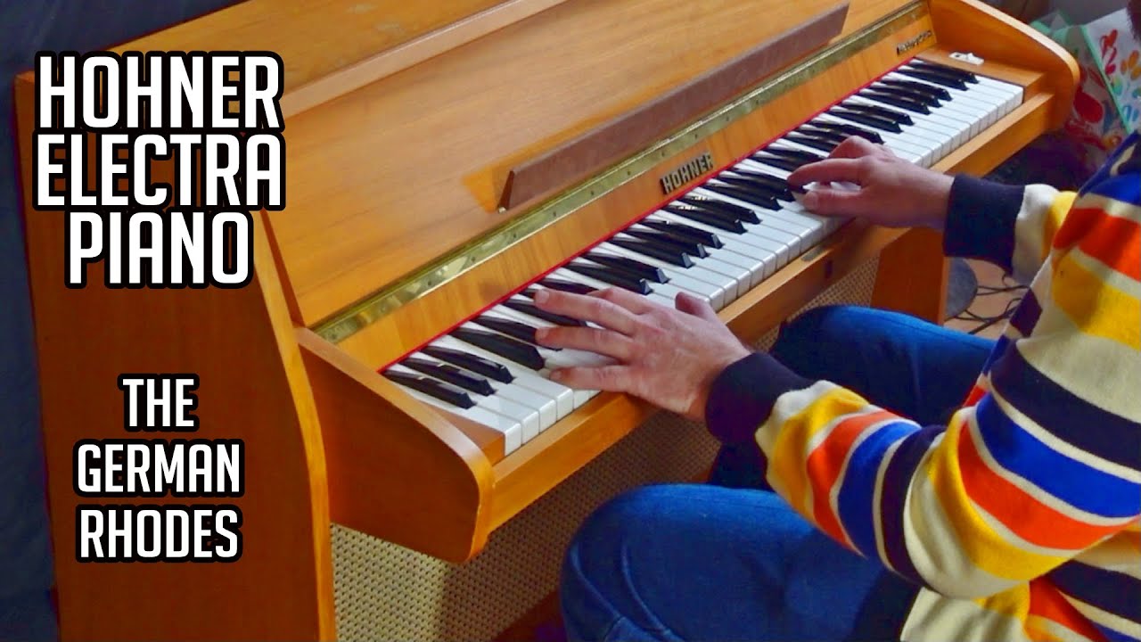 Hohner Electra Piano (the German Fender Rhodes/Wurlitzer 200a) demo through Peavey Valverb - no fx