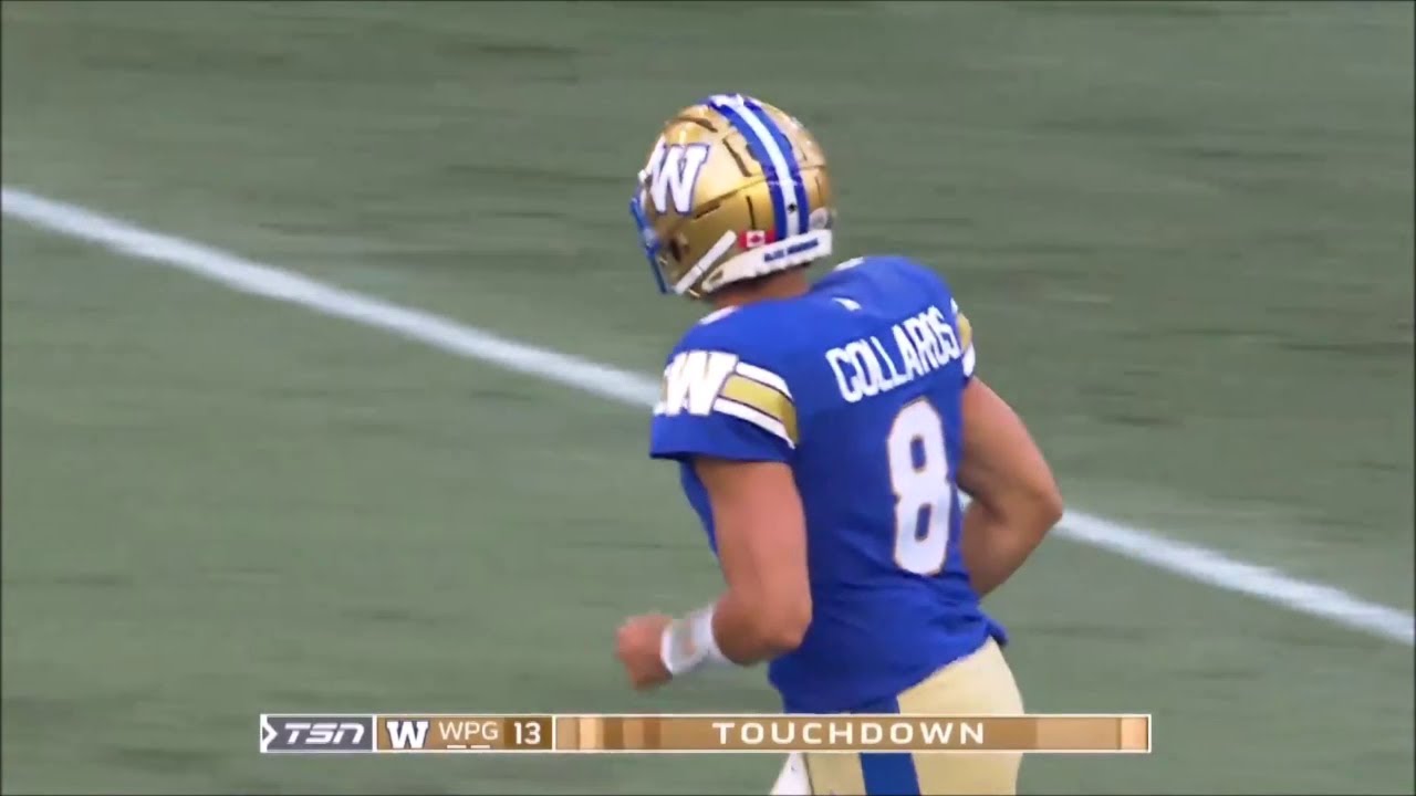 Winnipeg Blue Bombers Zach Collaros All 35 Touchdowns 2023 Regular Season