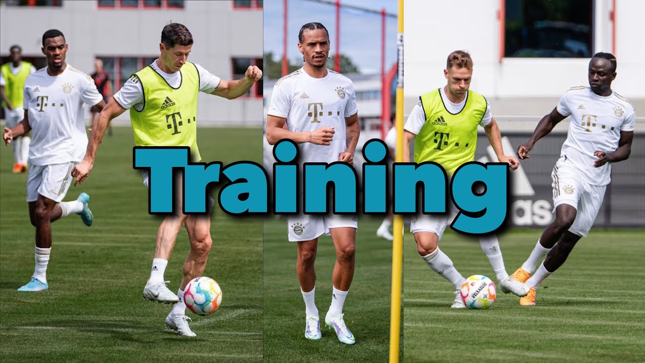 FC Bayern Munich Pre-Season Training 13th July : Lewandowski First Training With Team | Man&eacute;, San&eacute;