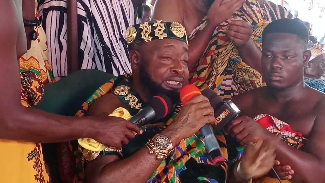 speech by Anum Asamankese hene at his 5 year enstoolment as a chief