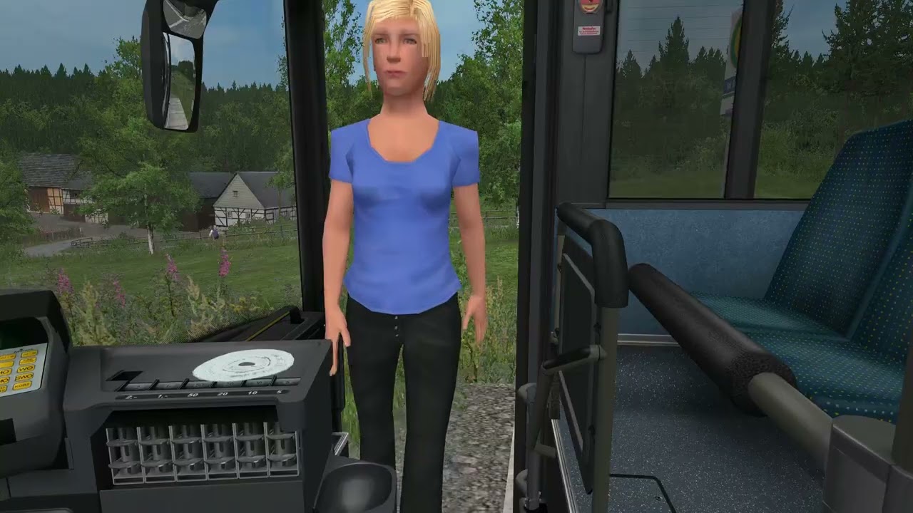 OMSI2 Setra S 317 UL Facelift on Thuringer Wald service 732