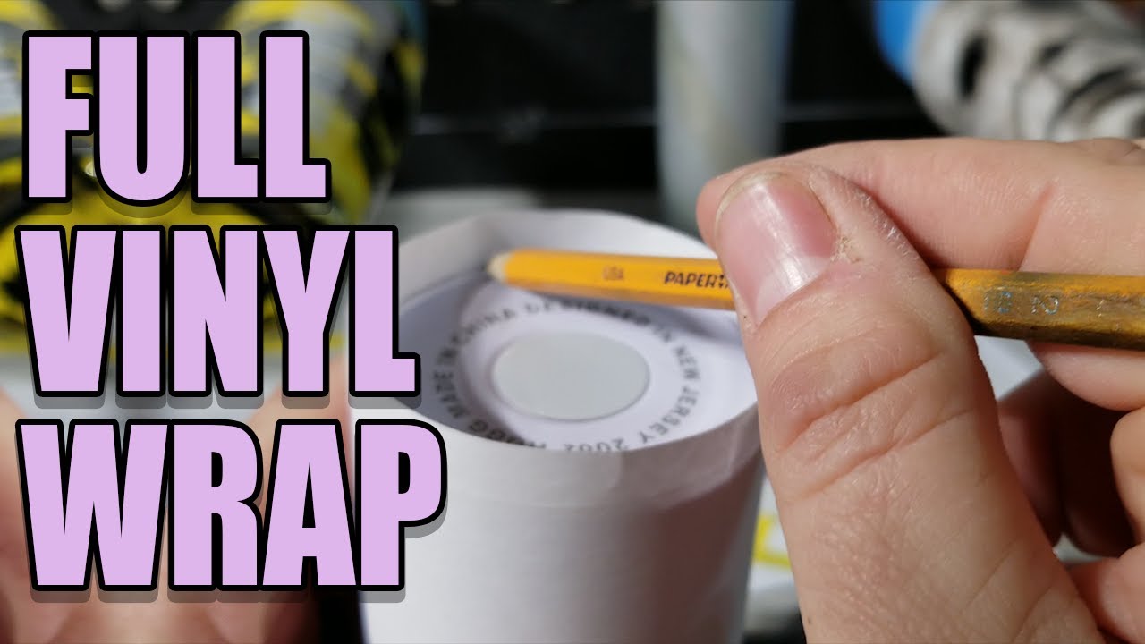 Full Vinyl Wrapped Tumbler Tutorial