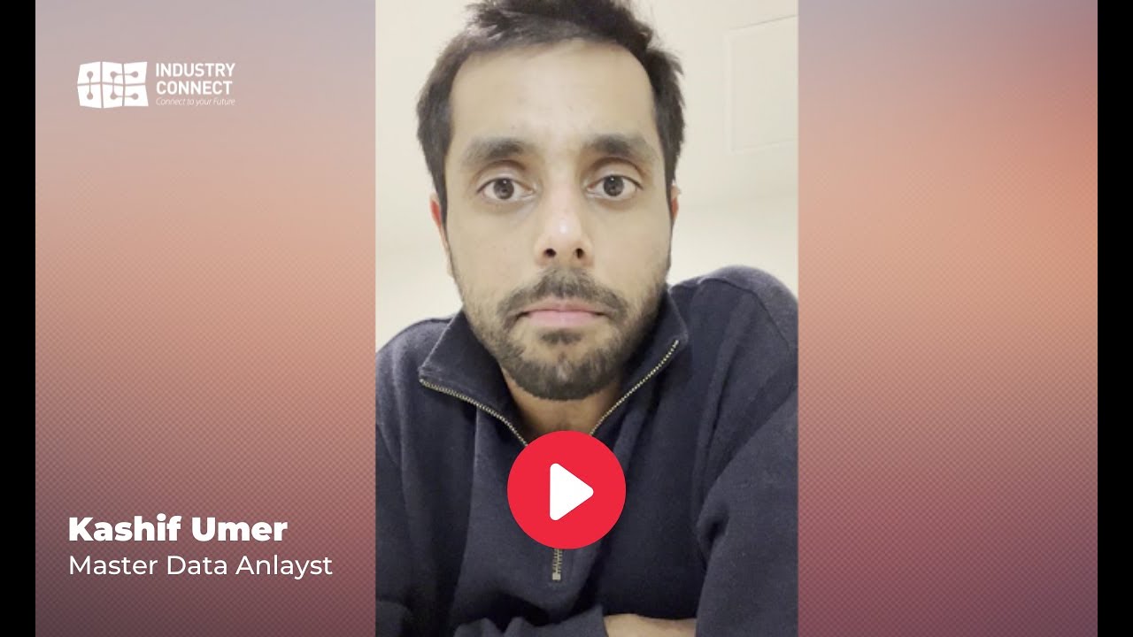 Kashif Umer now a Master Data Analyst
