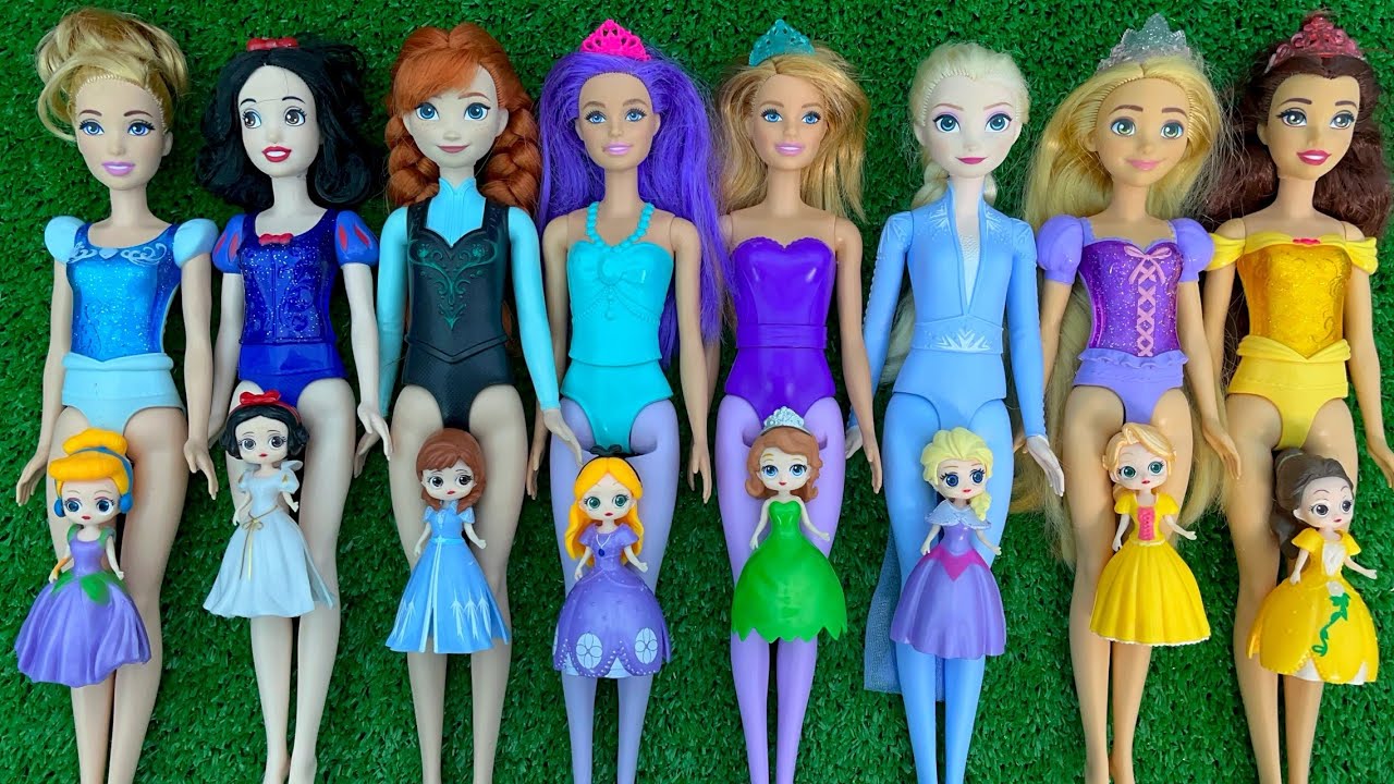 Disney Princess Doll Makeover ~ DIY Miniature Ideas for Barbie  , Dress, Faceup, andMore! DIY