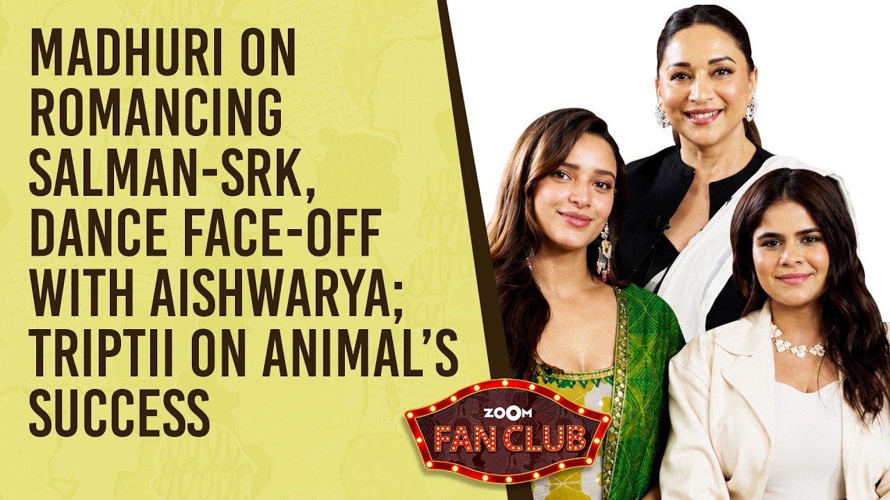 Madhuri Dixit on SRK-Salman Khan, BTS stories with Aishwarya Rai; Triptii Dimri on Animal's success