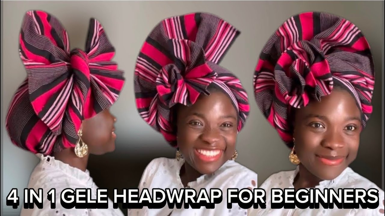 How to Tie Gele ( Easy Step -By -Step  Tutorial )