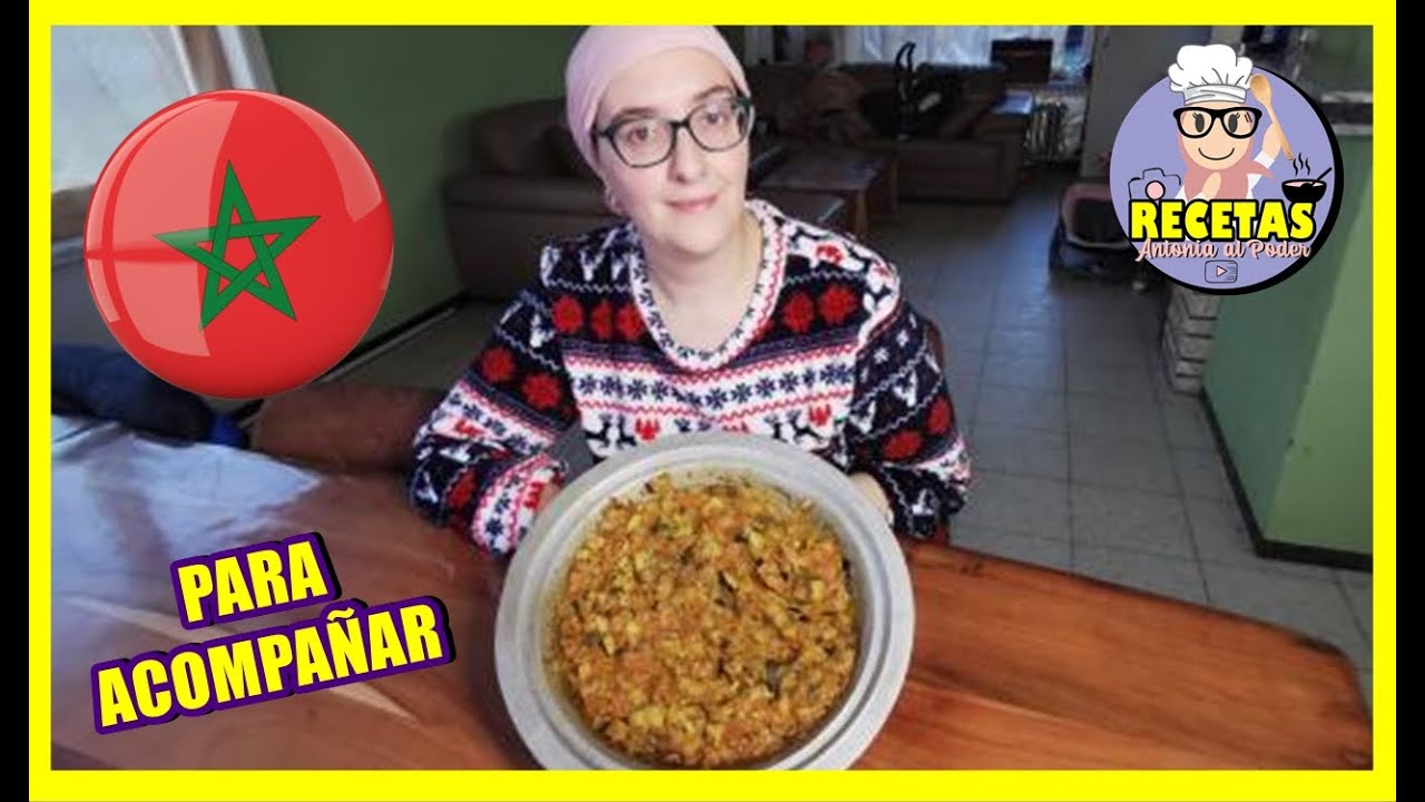 RECETA TRADICIONAL DE MARRUECOS  ZA3LUK ( PISTO MARROQUI)