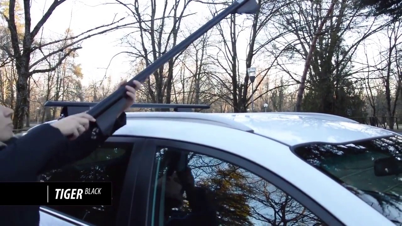 Bare transversale aluminiu Menabo Tiger Black XL - Flanco.ro