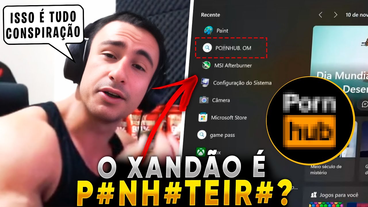 SUPER XANDÃO se EXPLICA sobre VAZAMENTO de SITE CABALÍSTICO no seu HISTÓRICO na LIVE KKKKKKK