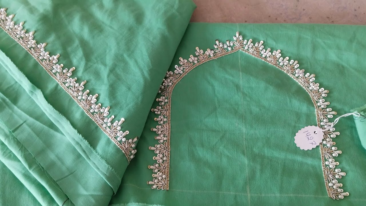 New Trending Hand Embroidery Design Work ✨ | Latest Hand Work Neck & Sleeve Design 2026