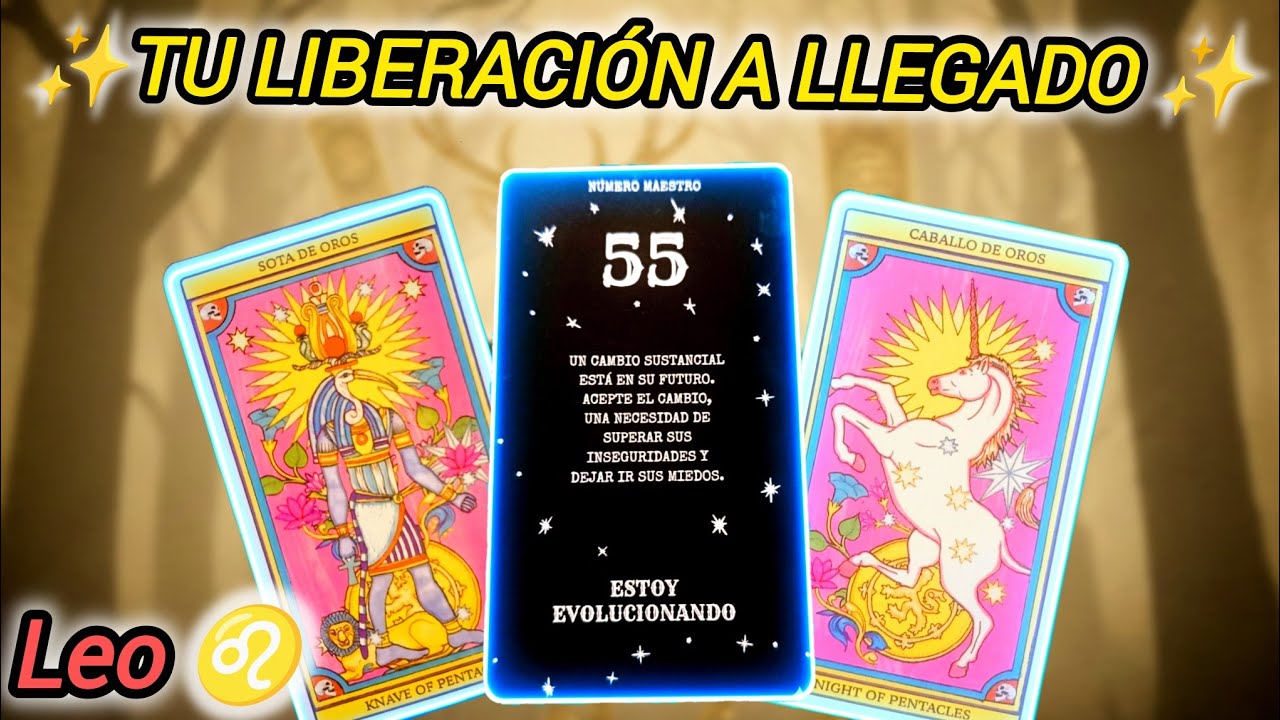 LEO♌¡PREPÁRATE! La FORTUNA te encuentra tras esta liberación ⛓️✨