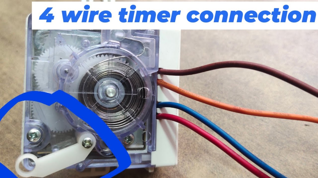 learn how to use 4 wire timer connection