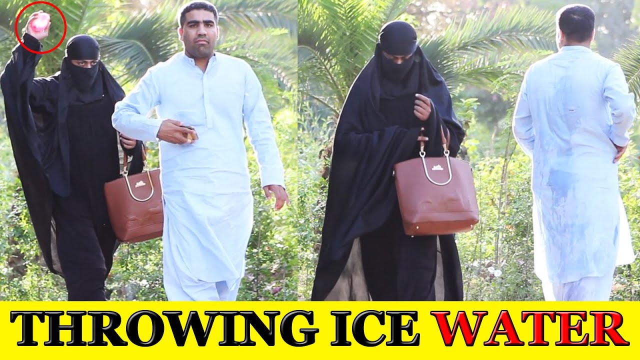 Girl Throwing Ice Water Balloons at People Prank | Prank In Pakistan | Non scripted Pranks
