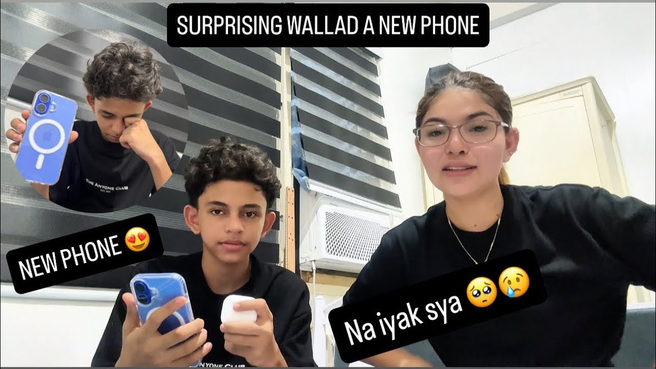 SURPRISING WALLAD A NEW PHONE (umiyak sya) miss na daw nya si chloe 😢