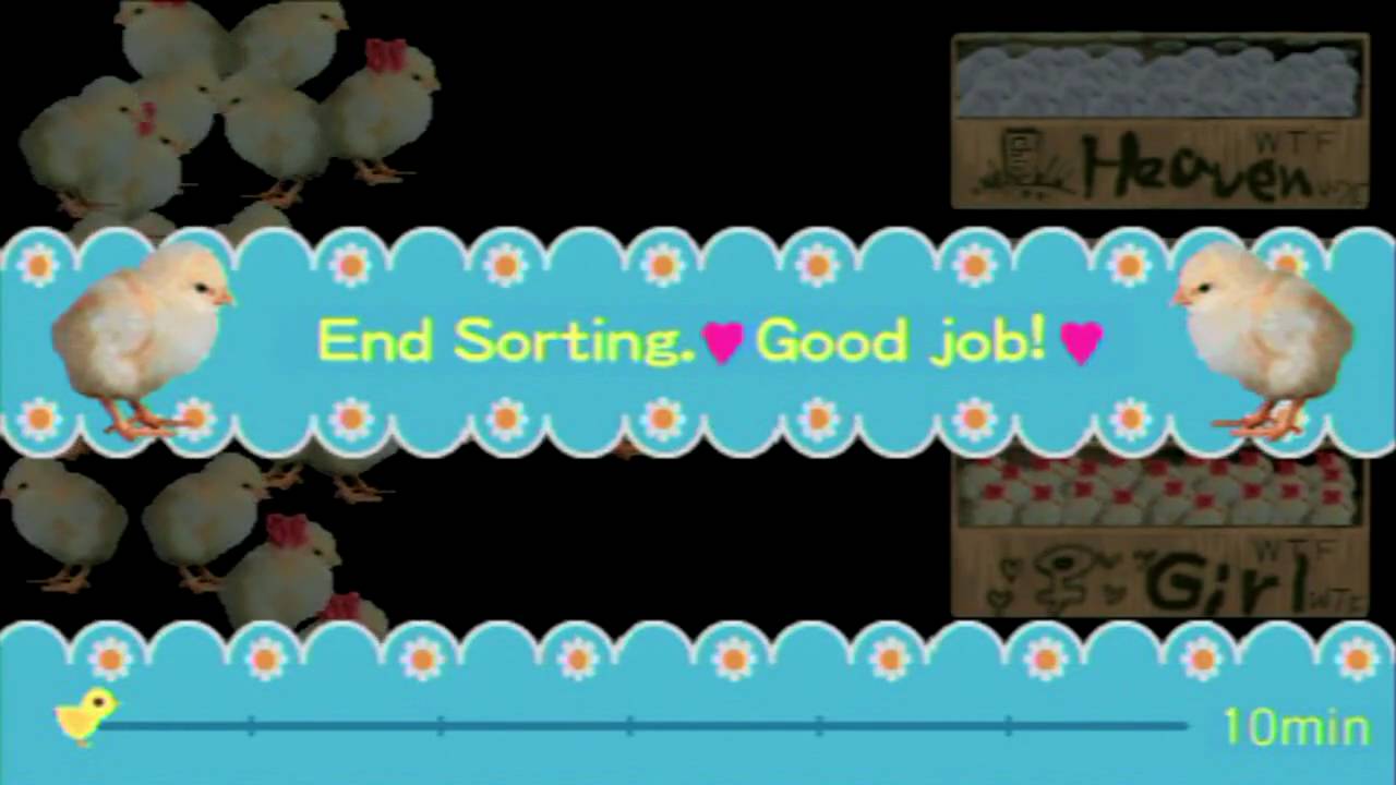 Work Time Fun - Chick Sorting - Legendary Title