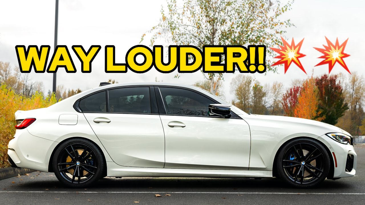 Make You Exhaust Louder For Free!! Open Stock Valves M340i