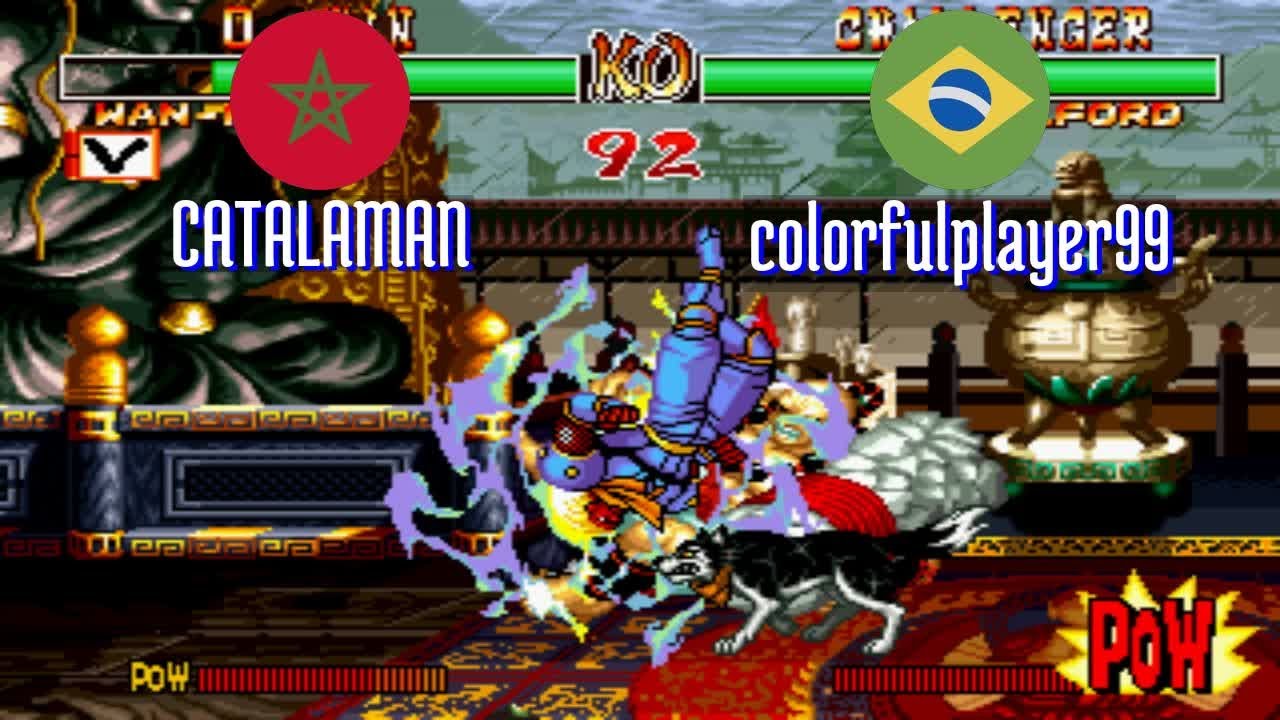 FT5 @samsho2: CATALAMAN (MA) vs colorfulplayer99 (BR) [Samurai Shodown II Fightcade] Oct 25