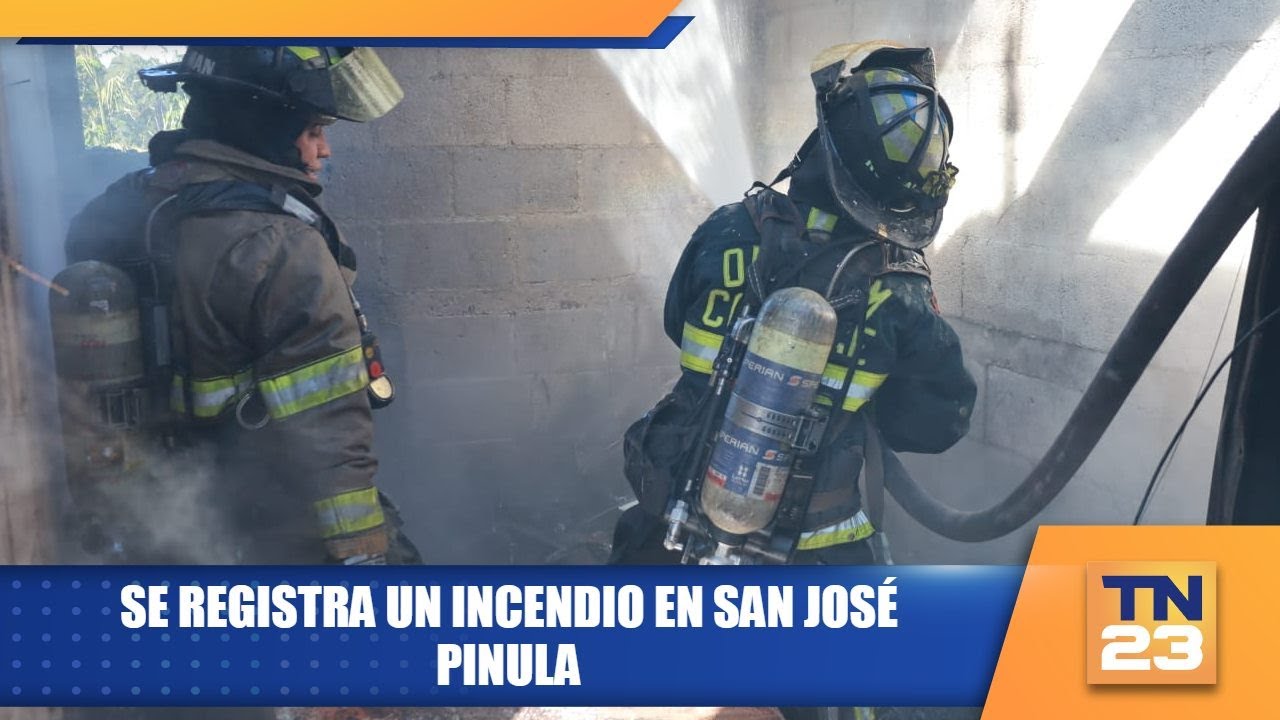 Se registra un incendio en San José Pinula