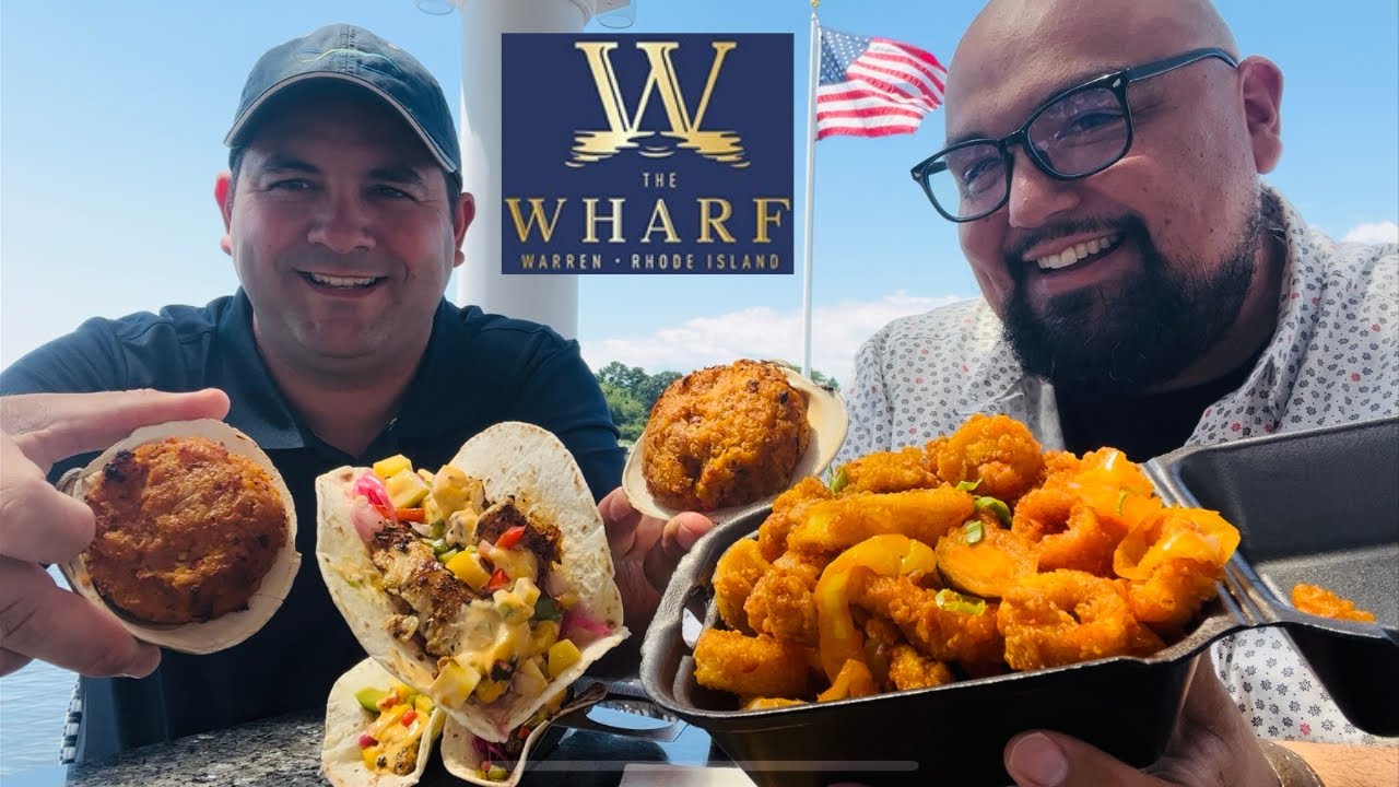 The WHARF ⚓️ RI Local Calamari (Mozambique + RI Style) STUFFIES, Chowder & Black Sea Bass Tacos!