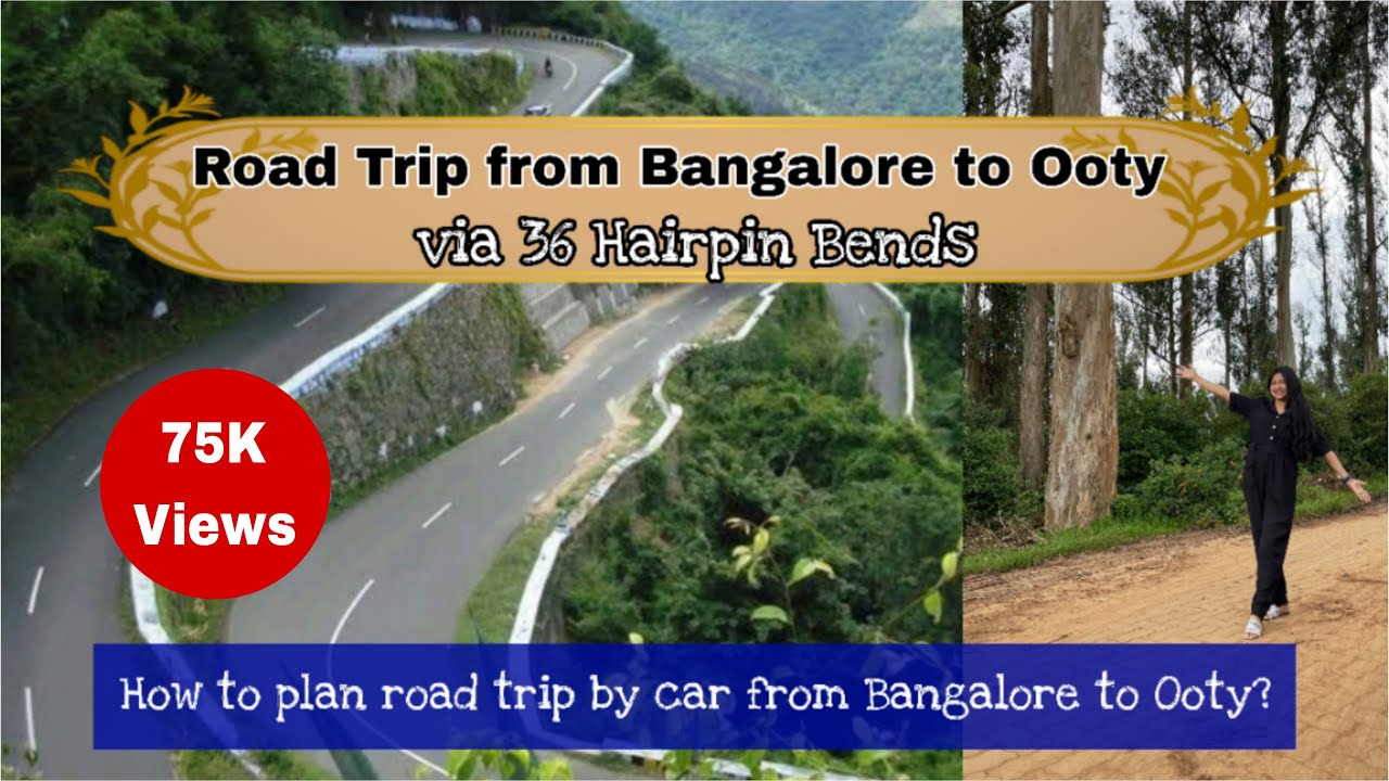 Bangalore to Ooty by Car | Via Bandipur Mudumalai Masinagudi | 36 Hairpin Bends | Ooty Travel Vlog