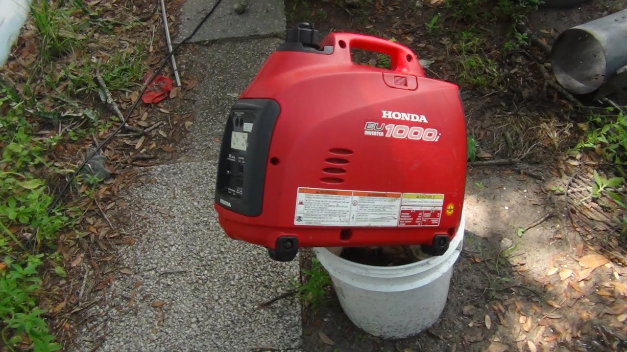 Honda EU 1000i Easy Oil Change