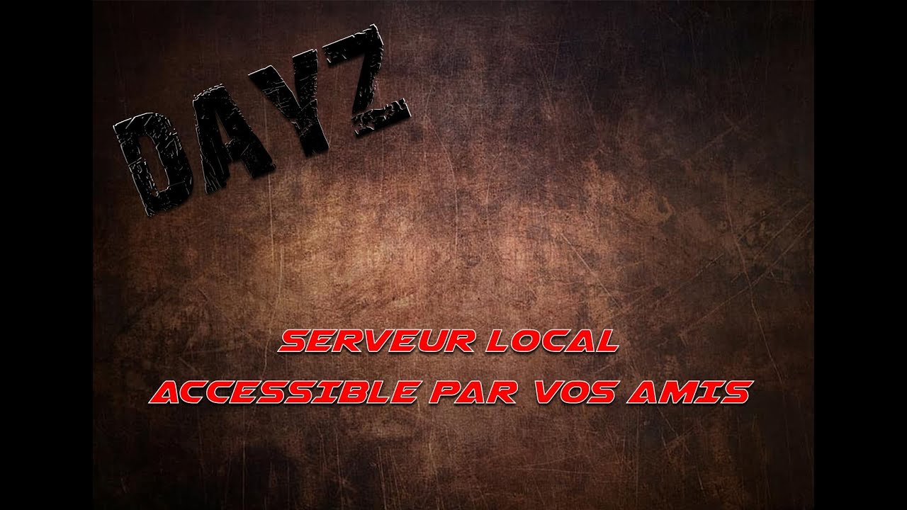 DAYZ   - CRÉER UN SERVEUR LOCAL PUBLIC ! ACCESSIBLE PAR VOS AMIS