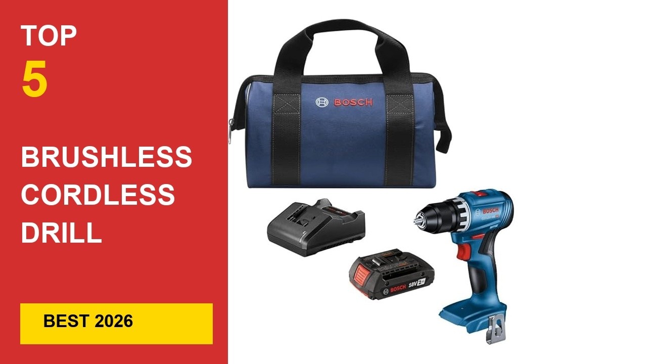 Best Brushless Cordless Drill Driver Kit in 2026 - Expert Reviews in 2026