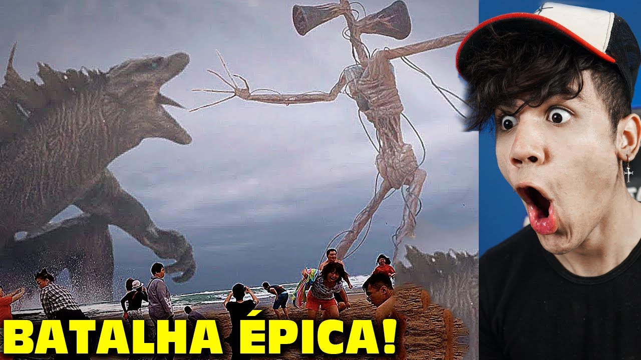 GODZILLA vs SIREN HEAD na Vida Real!