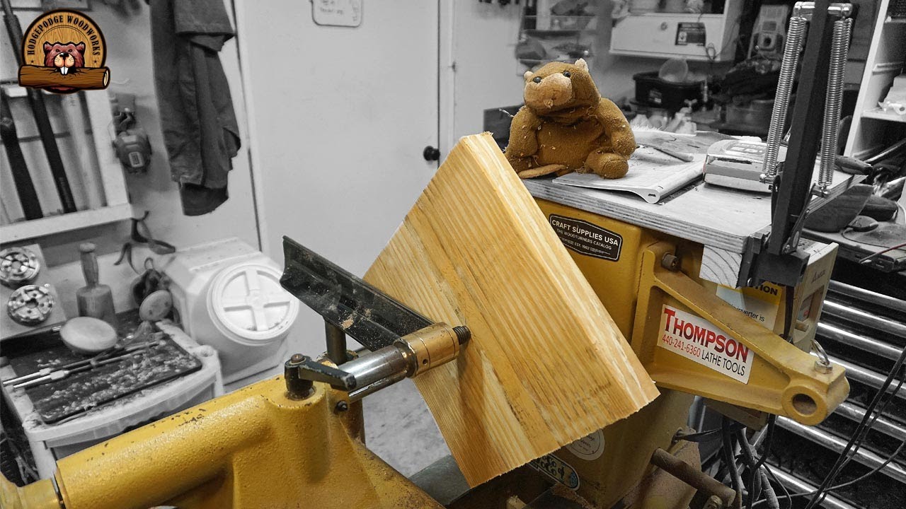Woodturning - Pine Board Turning