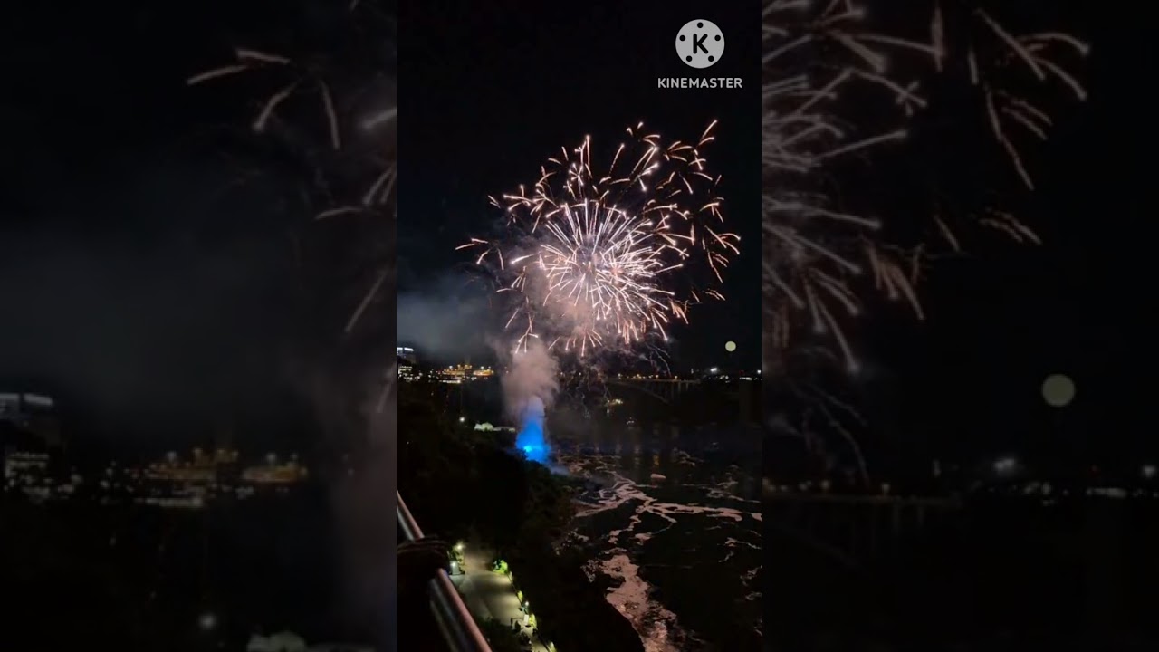 Niagara Falls Fireworks Ontario Canada 2025
