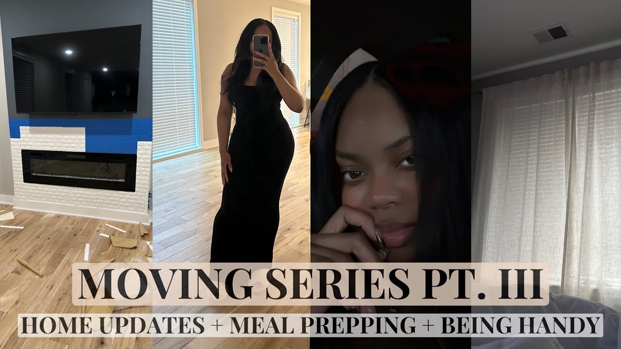 VLOG: ITS COMING TOGETHER ! | Home Updates + meal prepping + full day at home + insomnia & more