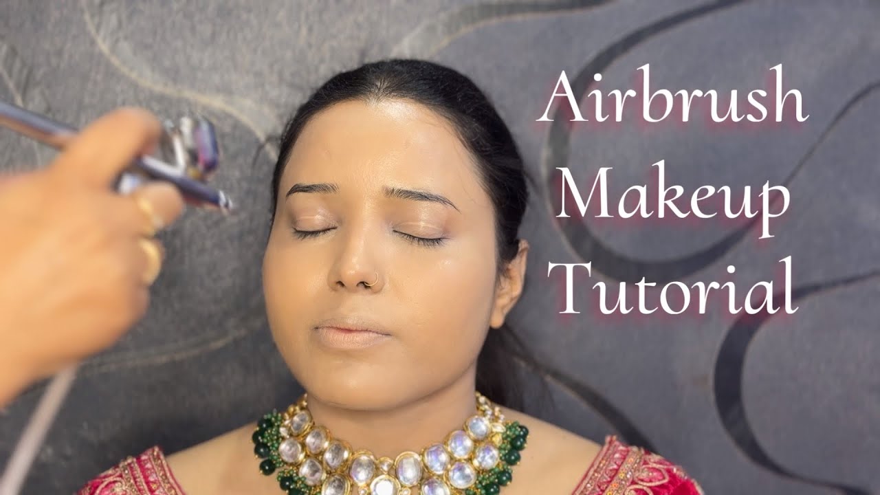 Dry skin bridal makeup tutorial | Airbrush Bridal Makeup | Real bridal makeup on dry skin
