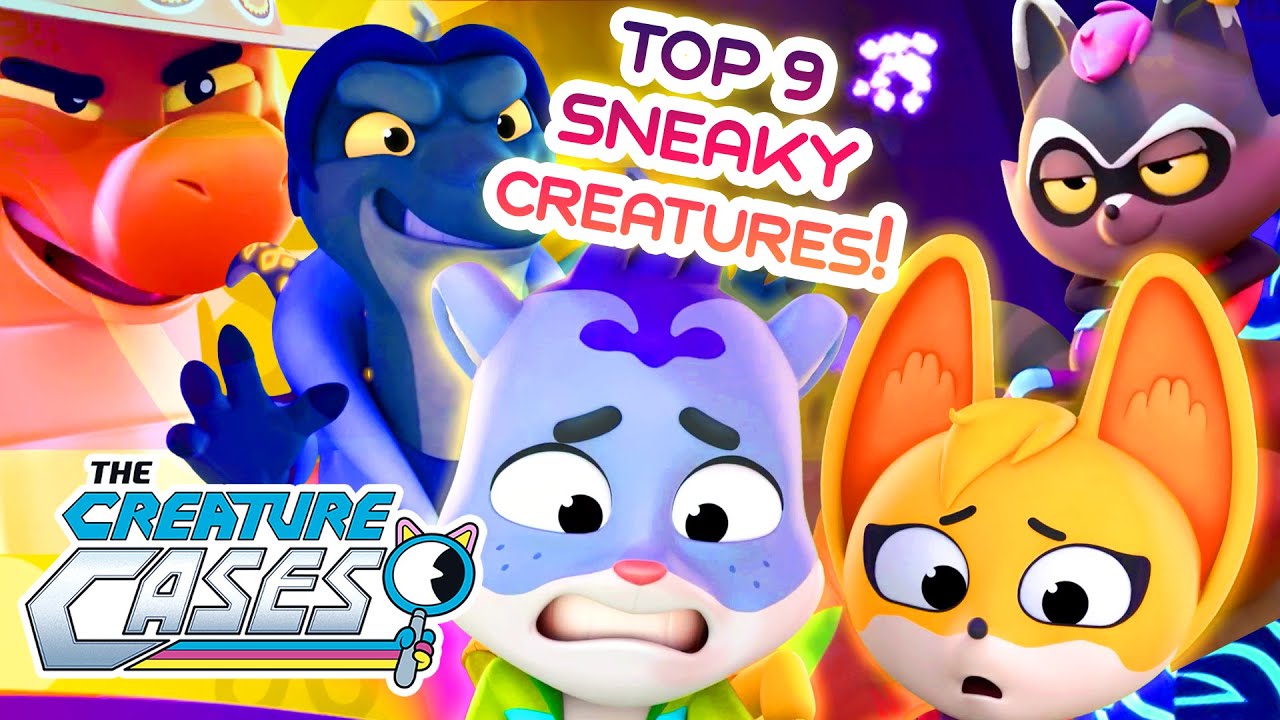 @The Creature Cases – 🦊💚 Top 9 SNEAKY Creatures! 😸💖 | 20+ MINUTES! | Kit & Sam Animal Detectives