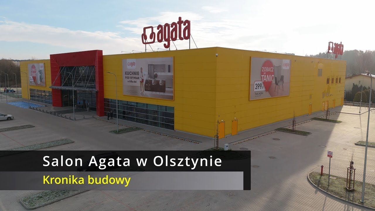 Salon Meblowy Agata | Olsztyn | Kronika budowy | Widok z drona 4K