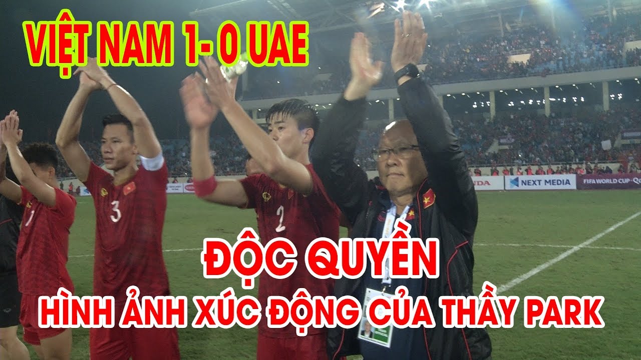 15' TỔNG HỢP CẢM XÚC THẦY PARK ĐẤU VỚI UAE: CĂNG THẲNG, LO LẮNG, VỠ ÒA BẮT TAY TỪNG CẦU THỦ