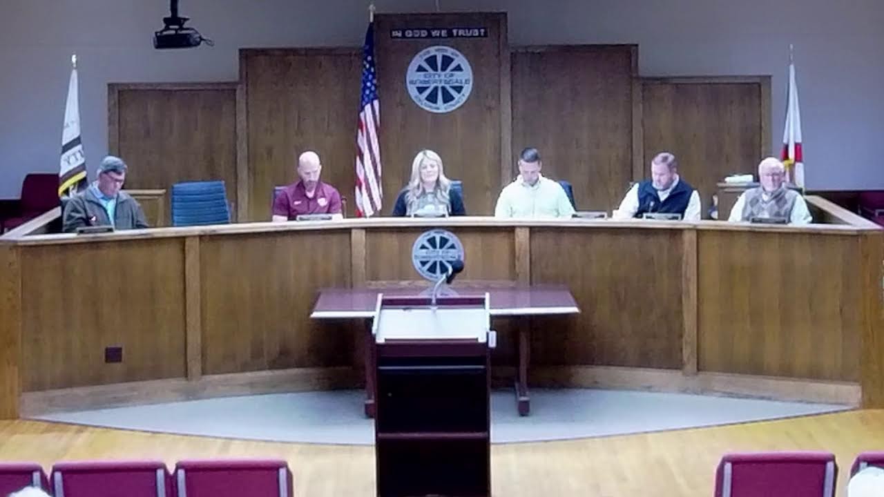 City Of Robertsdale Council Meeting 1/20/26