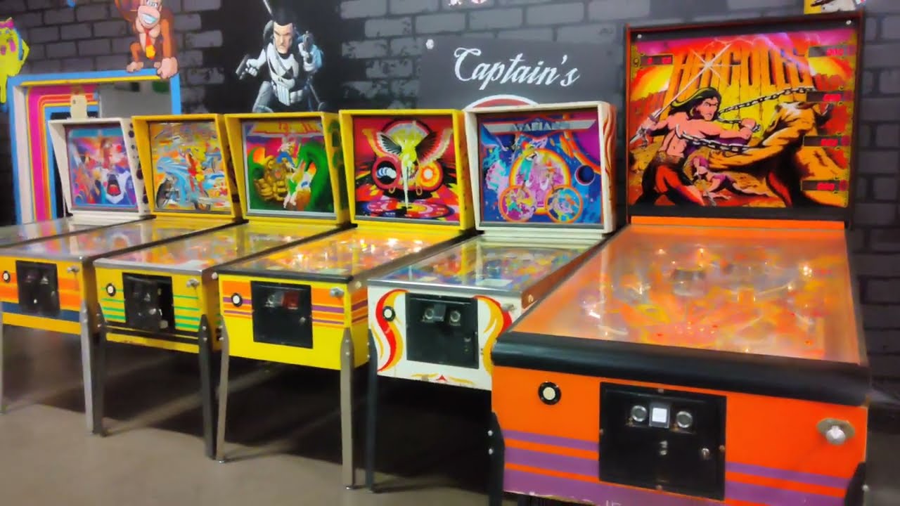197 to 220 Captain's Pinball Auction 10-15-22 (Preview) - Atari, Cocktails, Creature & Family Pins