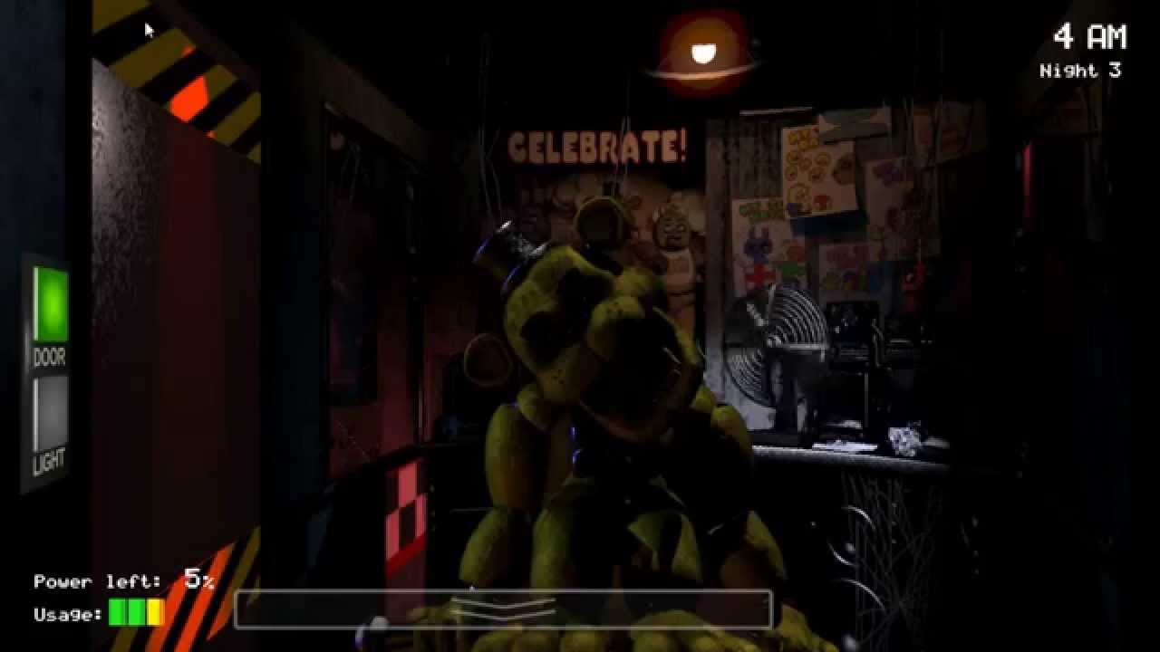 FNAF Встреча с Золотым Фредди