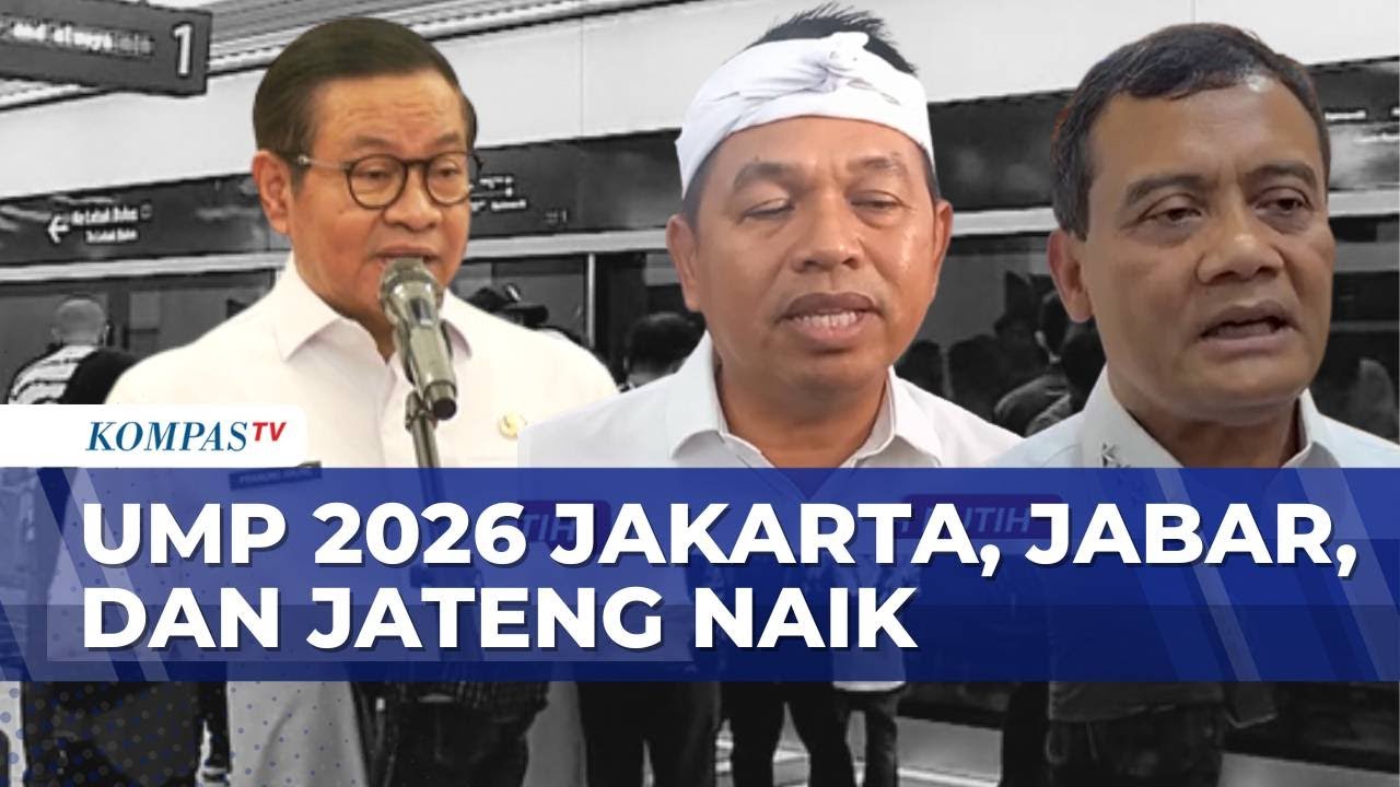 Tok! UMP 2026 Jakarta, Jabar, dan Jateng Naik | JMP